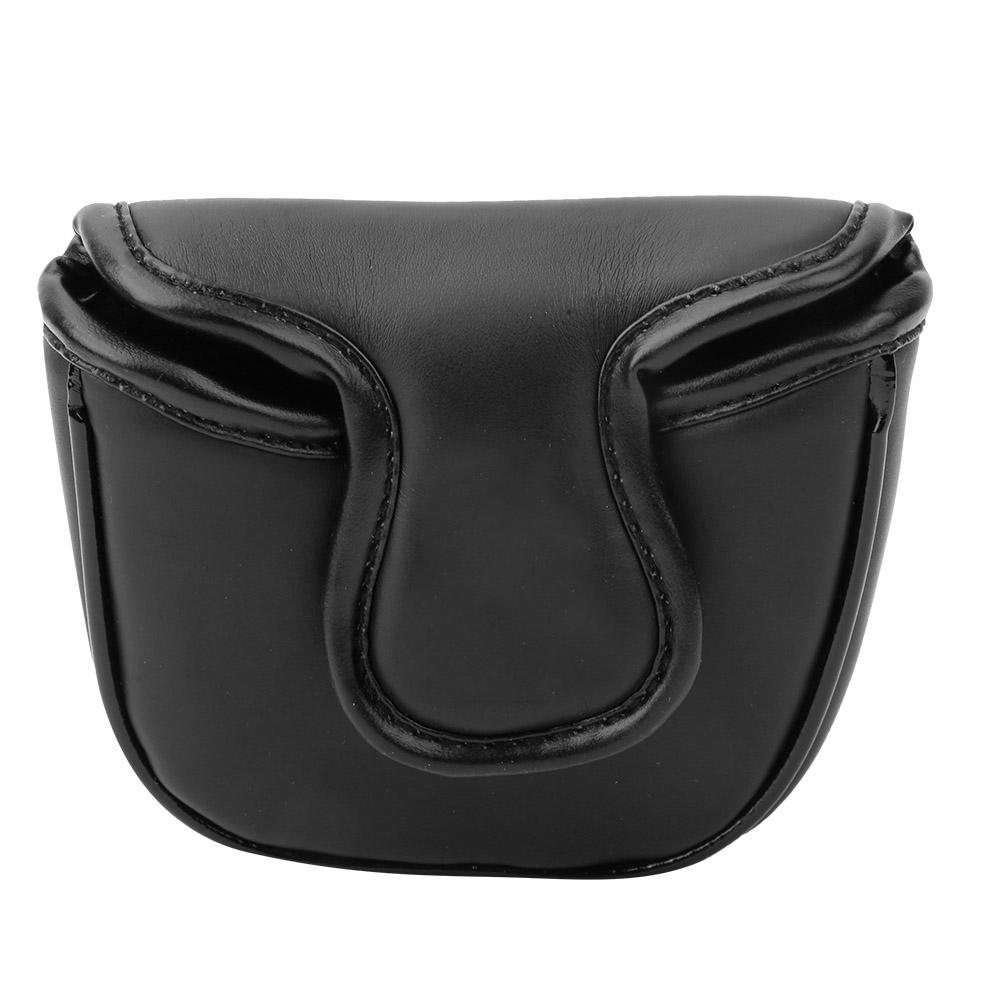 Portable PU Golf Club Driver Headcovers Durable Soft Head Cover Golfer Accessory Black