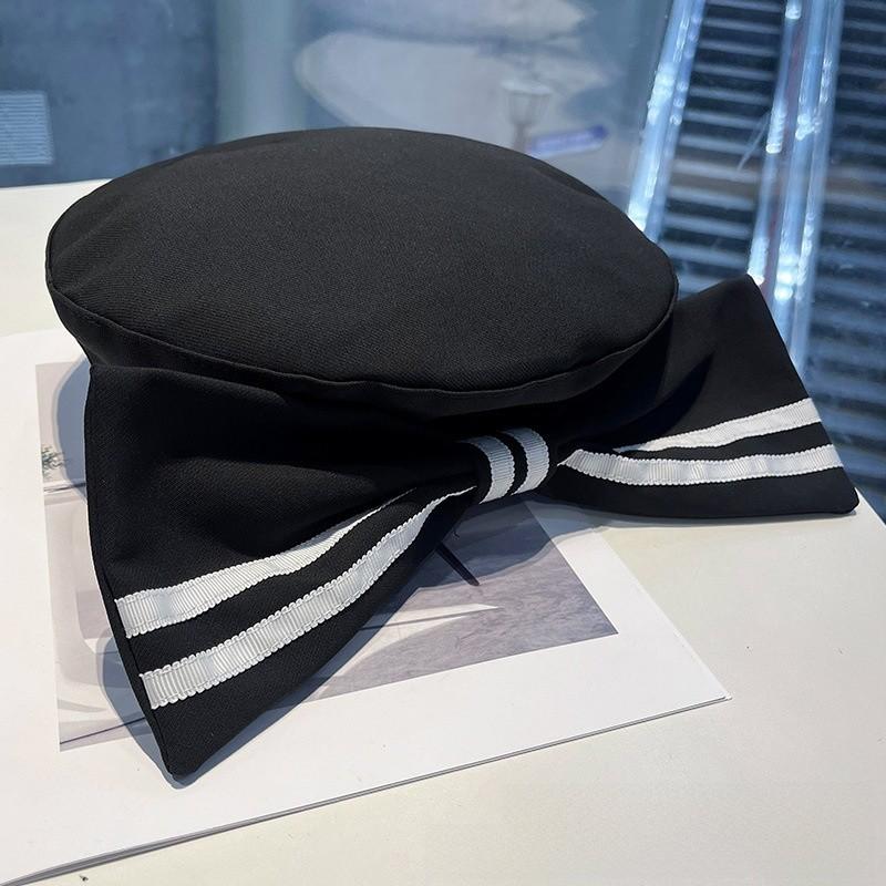 Cute Butterfly Bow Beret Hat For Women Spring Summer Fashion Accessory