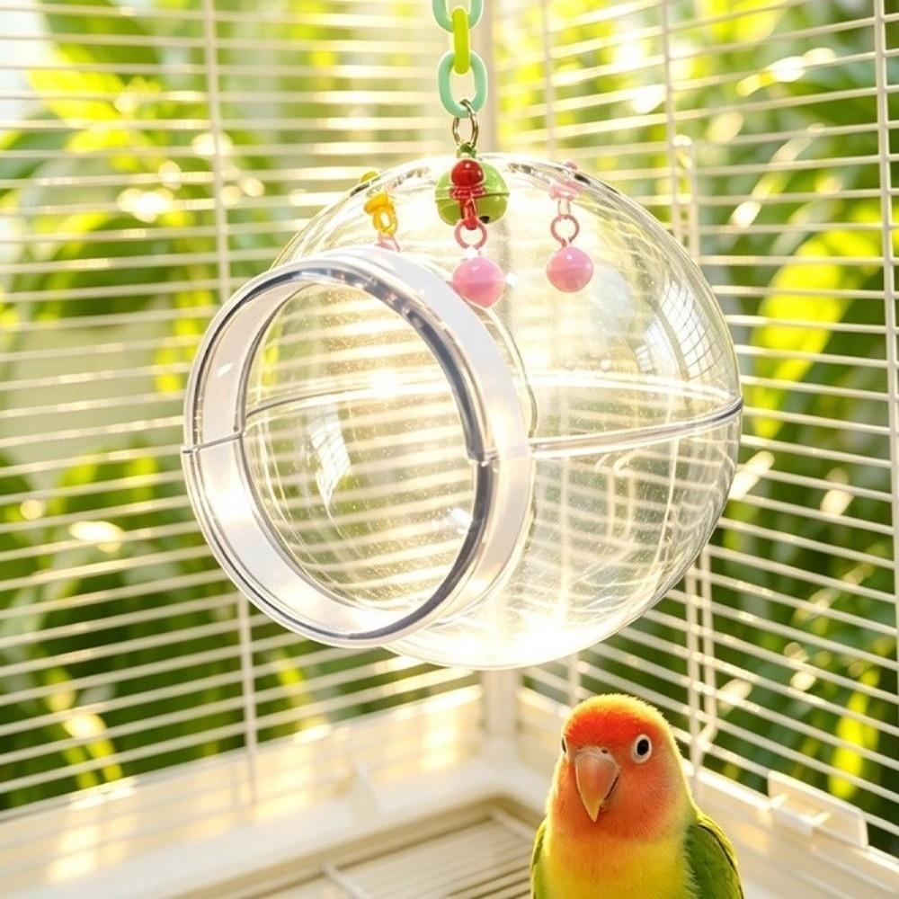 Detachable Parrot Breeding Nest Transparent Bird Cage Bed Spherical Bird Nest Pet Supplies