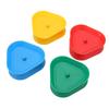Triangle Shaped Cards Playing Holder 4 Colors Round Edge Spring Design Poker Holder for Adults Children