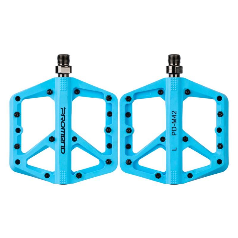 10-Color Mountain Bike Pedals With Nylon Body DU Bearing MTB Road Cycling Accessories