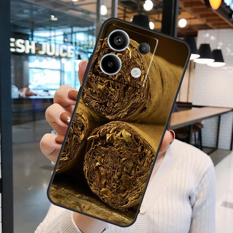 

Smoking Cigar Case For Xiaomi Redmi Note 15 Pro Plus 10 11 12 13 14 Pro Redmi 15 15C 10C 12C 13C 14C Cover Redmi 15C 4G