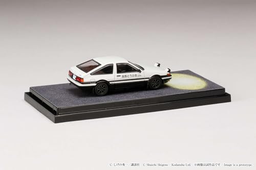 HJ64 1/64 Toyota Sprinter Trueno GT APEX (AE86) / Initial D Engine Model with Wataru Akiyama Finished Product