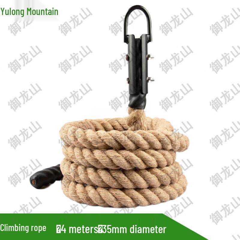 Climbing & Tug-of-War Fitness Rope with Hook
