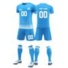 Men's Breathable Soccer Jersey Set with Shorts and Socks Quick-Dry Sports Uniform for Training and Matches