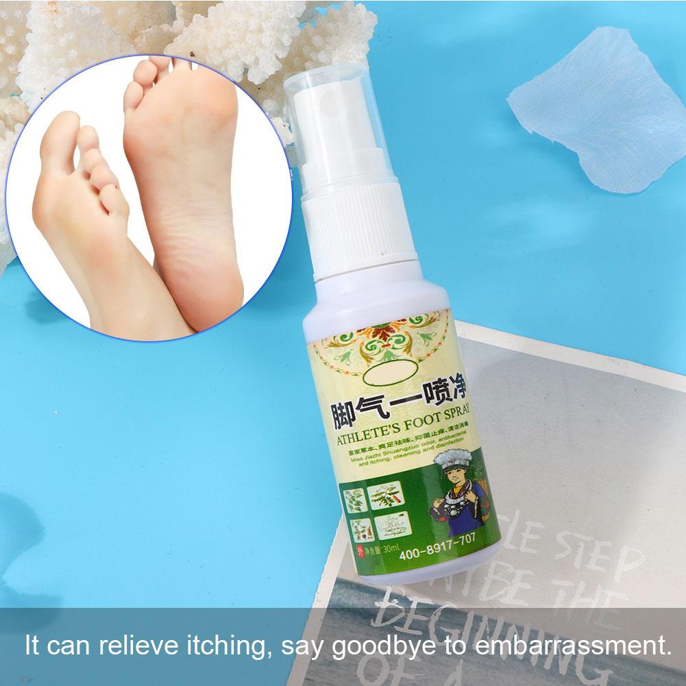 30ml Beriberi Removal Remove Foot Odor Sweat Antibacterial Bacteriostatic Plant Herb Spray