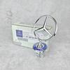 1pcs 44mm Metal Chrome Black Car Front Hood Emblem Bonnet Logo For Mercedes Benz C E S Class W204 W212 W220 W210 W221 Accessorie WZ2