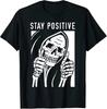 Skeleton Keep Active Print 100Cotton Trend Men Woment Tshirt Summer Autumn Daily Sports Party Casual Loose Street Short Sleeve