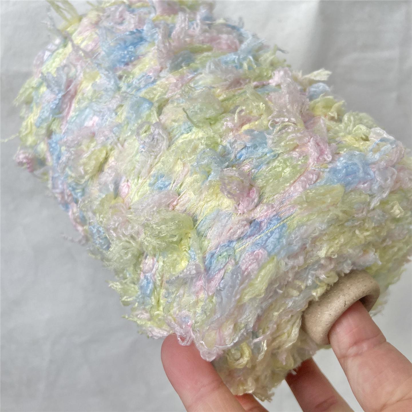 Macaron Gradient Cloud Yarn: Colorful Hand-Mixed for Handmade Knitting Macaron 300g