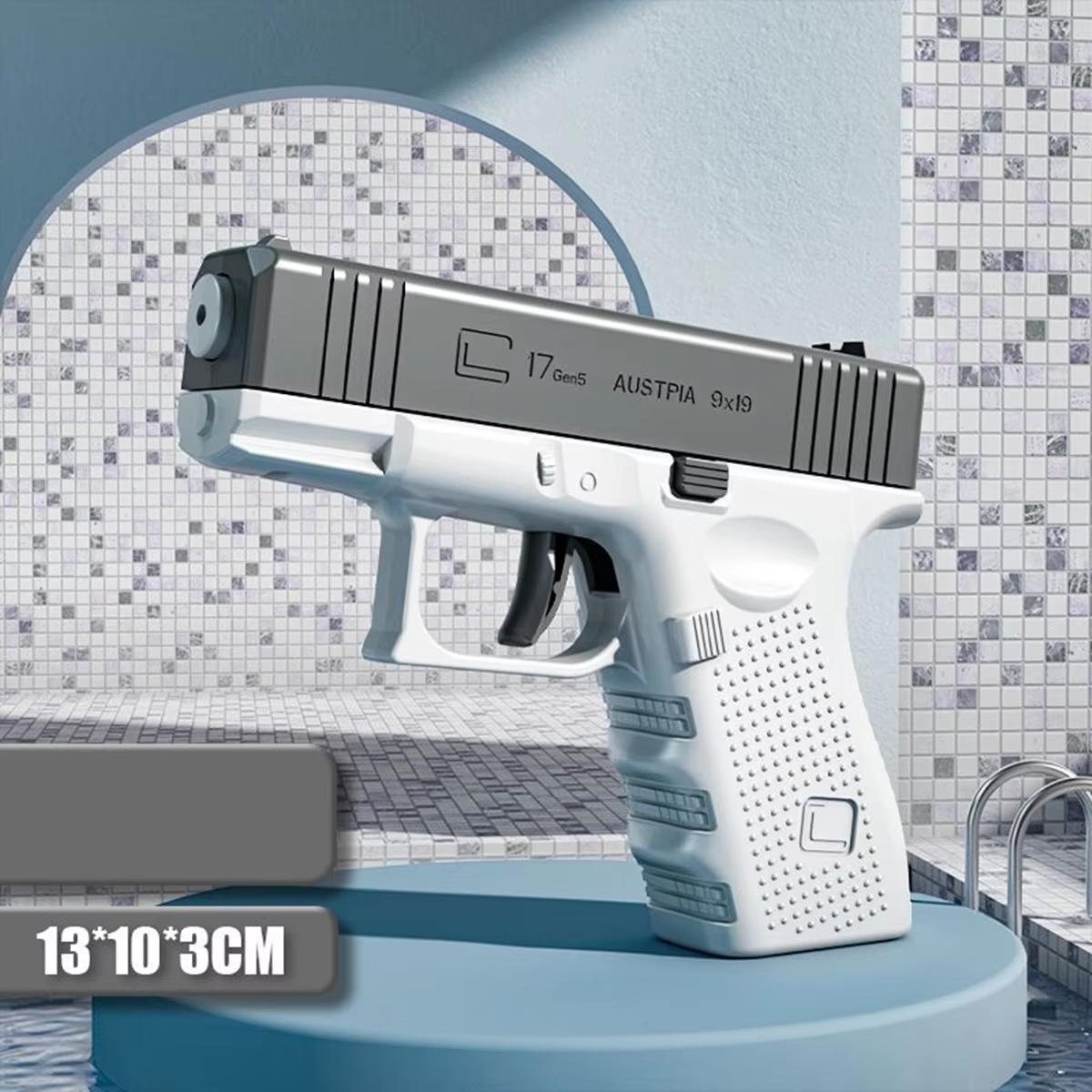 

Іграшковий водяний пістолет M1911 - Потужний водяний бластер для дітей та дорослих, Літній басейн, пляж, на відкритому повітрі, для веселих ігор зі стрільбою сірий