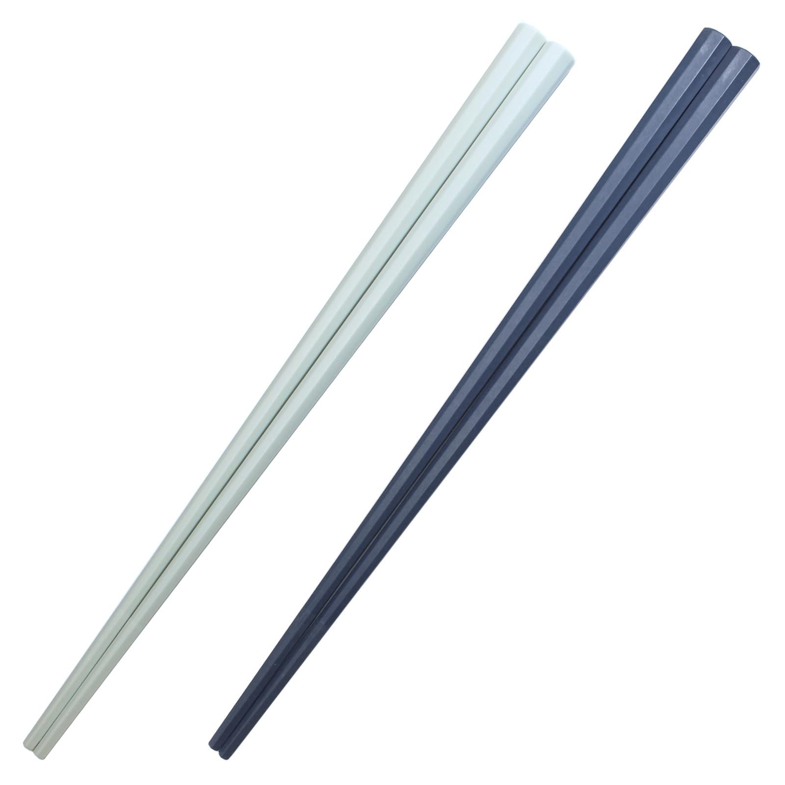 

Set of 2 Pairs Various Dishwasher Octagonal Silver White Blue Black I HAYATEBrand Chopsticks, (Choose Color), C, Safe, Chopsticks, &