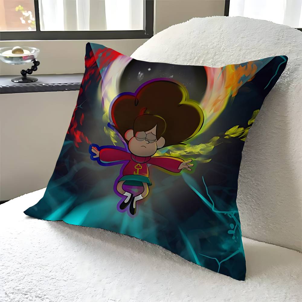Gravity Falls Stitch Lucky Dragon Pillow Cover Sofa Cushion Cover Home Room Decoration Children Gift