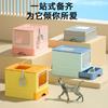 New Fully Enclosed Cat Litter Box Large Drawer Type Folding Pet Toilet Ultraviolet Deodorization Cat Litter Box