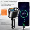66W Multi-Function Fast Charging Car Charger with Digital Display: 30W PD, One-to-Four Cigarette Lighter Adapter