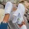 Damenschuhe, Frühling-Herbst Mesh Freizeit-Sportschuhe, Bequeme und Atmungsaktive Damenschuhe mit Weicher Sohle