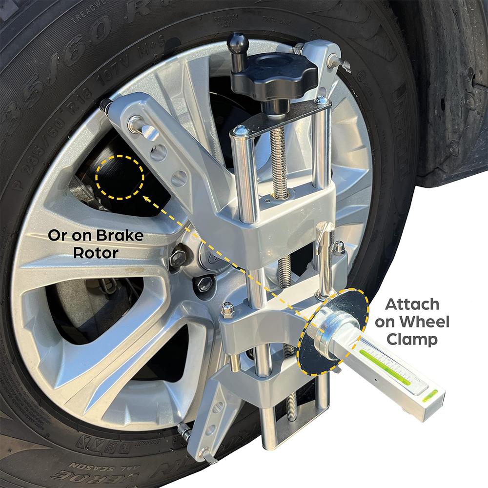 Automobile Four-wheel Positioning Magnetic Level, Wheel Camber, Adjustable Magnetic Gauge Tool, Wheel Alignment Tool, Camber Cas