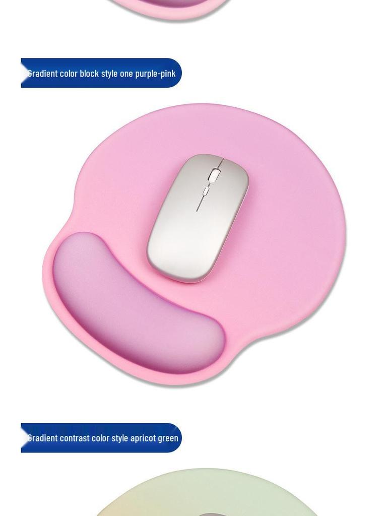 3D Memory Foam Non-Slip Wrist Support Mouse Pad for Office & Gaming