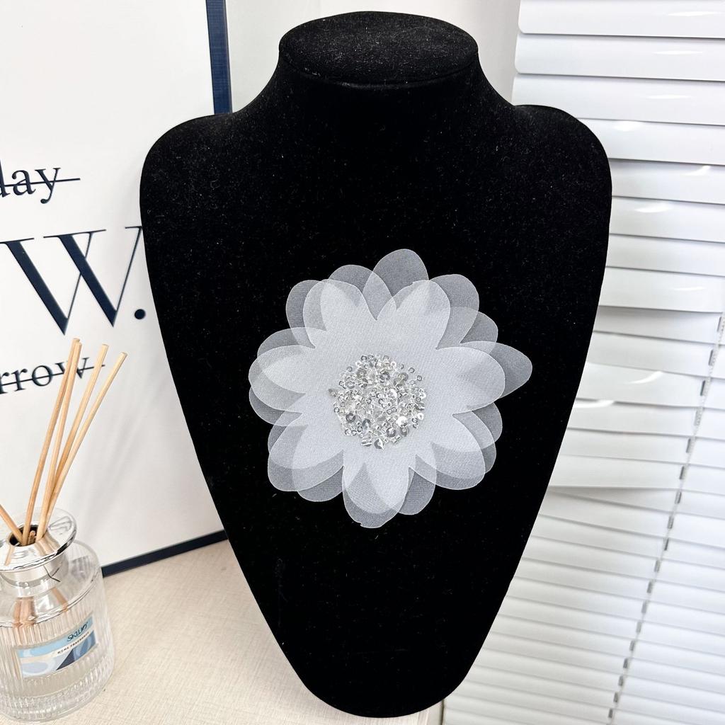 Multi-Layer Beaded Sequins Flower Cloth Stickers Clothing Children'S Clothing Skirt Luggage Shirt Lace Decoration Accessories