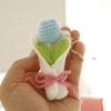 Exquisite Bouquet Series Crochet Keyrings Handmaking Bouquet Keychain For Bag Pendant Knitting Flower Keyrings Custom