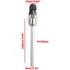 Strong and Waterproof 12 Inch Thermowell For BSP G Thread 304 Stainless Steel For Temperature Sensor Protection