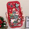 Armas multikas 3D-jõuluvana lumememmepuu jõulupehme telefoniümbris iPhone'ile 16 15 14 13 12 11 Pro Max XR XS Max X Merry Christmas silikoonümbris