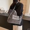 2025 new fashion trend women's bag diagonal span backpack large capacity tote bag