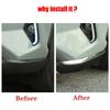 For Toyota RAV4 RAV 4 XA50  - Stainless Steel Front Rear bumper Corner Protection Strip Cover Trim Decorative