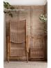 Outdoor Balcony Rattan Folding Table and Chairs Set - Woven Recliner for Garden or Patio