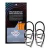 Providence Patch Cable LE501 30cm L-Shaped Plug Black 4-Pack