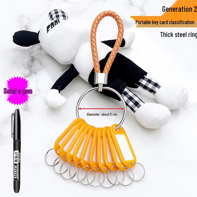 Landlord Rental Key Disk - Warehouse, Dormitory, Hotel Key Chain & Storage Management Marker