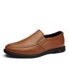 Fashion Casual Business Shoes Formal Genuine Leather Shoes Comfortable Men Soft-Soled Loafers Slip-On Flats Leisure Walk Man Moccasins