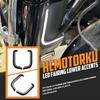 Motorcycle LED Lower Fairing Accent Lights Turn Signal Light Running Light Fit for Harley Touring Electra Glide Street Glide Road Glide Tri Glide