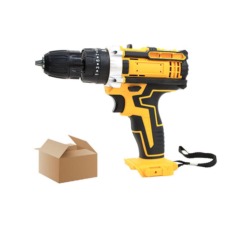 21V Lithium-Ion Drill Set: Impact, Dual-Speed, Multi-Function Electric Screwdriver for Household Use