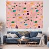 Bohemian Tapestry Wall Hanging Aesthetic Room Decor Nature Landscape Backdrop Dorm Room Decor Festival Collage Psychedelic Wall