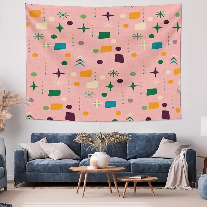 Bohemian Tapestry Wall Hanging Aesthetic Room Decor Nature Landscape Backdrop Dorm Room Decor Festival Collage Psychedelic Wall