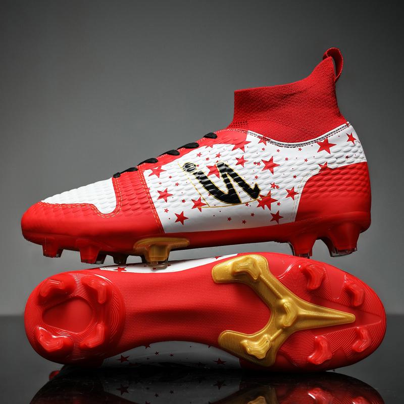 31-48 Large High-quality Shock Absorption Anti-skid and Wear-resistant High Gang Spike Sports Football Shoes