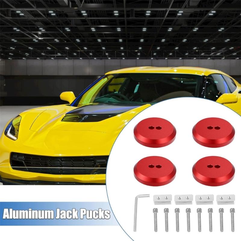 4PCS High Strength Lift Pad  Jacking Adapters Universal Car Frame defense  Damage without  Installation for Boxster Cayman