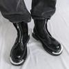 Medium and Long Boots Men's Large Size Martin Boots 2025 Autumn and Winter New Men's Big Head Platform Men's Boots Foreign Trade Men's Shoes