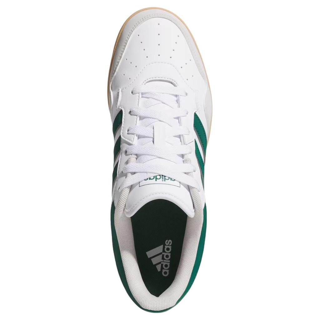 Adidas Hoops 4.0 Anti Slip Wear Resistant Low Top Skateboard Shoes Men's White Sneakers JQ2736