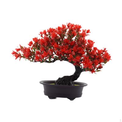 Artificial Bonsai Tree Art Plants Decor Realism Collection Realistic Ornament Welcome for