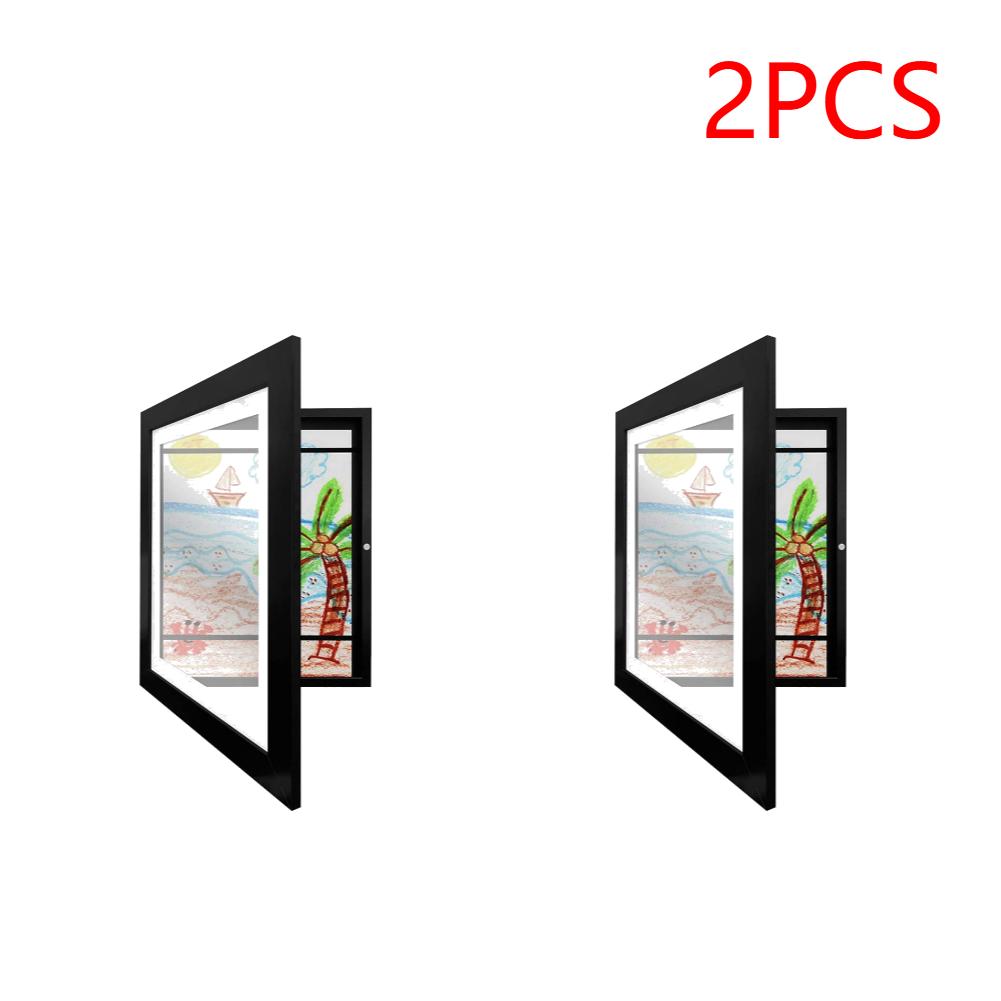 

2/5Pcs Artwork Frame Picture Wooden Frames 5.9x4.3 Inner Frame Art Drawings Display Storage Frames for Schoolwork Home Office