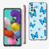 Clear Phone Case for Samsung Galaxy A13 A51 A71 A21S A12 A11 A31 A52 A41 A23 A53 A73 A32 5G A03S Soft Silicone Cover Butterfly