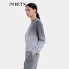 PORTS Women's Cashmere Knit Long-Sleeve Pullover Sweater