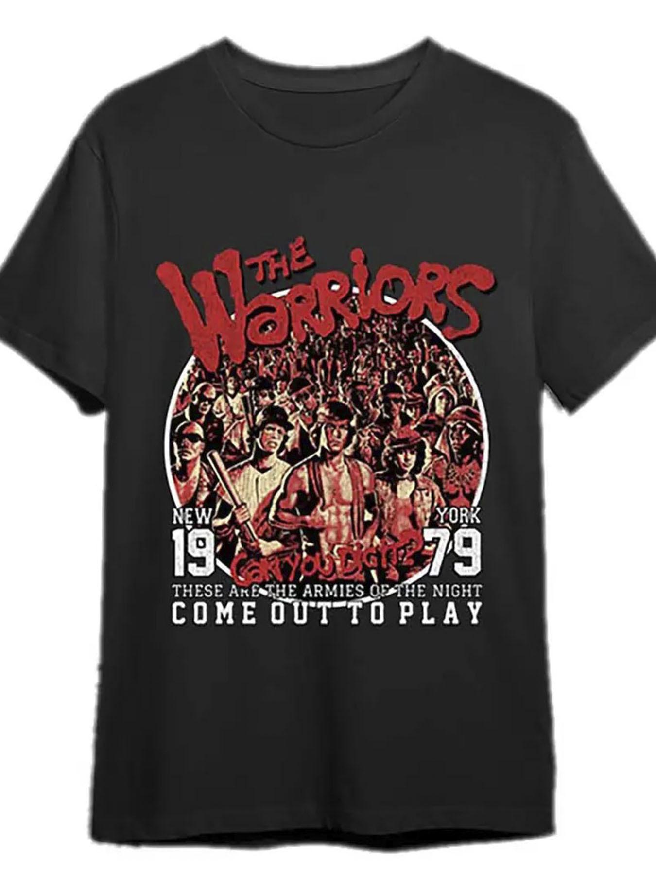 

Мужская винтажная футболка с графикой The Warriors на День святого Патрика, 100% хлопок, свободный крой, футболка с круглым вырезом и красно-оранжевым ретро-принтом 4XL