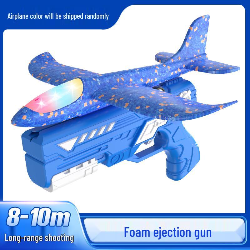 Flashing Foam Catapult Plane Launcher - Parent-Child Outdoor Toy