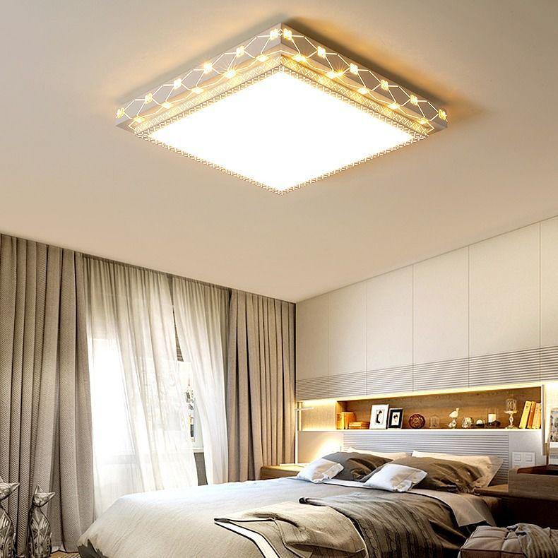 LED Ceiling Light: Simple, Atmospheric Round Fixture for Living Room, Dining Room, Study, and Bedroom.