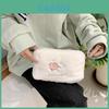 Cute Cartoon Embroidered Makeup Bag With Plush Material For Women Daily Use Soft Small Bag