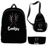 Cook 3D Printing Large Capacity Multifunctional Male And Female Versatile Backpack Student Bag Three-Piece Set