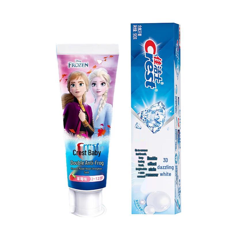 

Crest Kids Frozen Anti-Cavity & 3D White Whitening Toothpaste Bundle