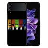 Funny Cookie M-Monster Phone Case For Samsung Z Flip 6 7 5G Galaxy Z Flip 5 4 3 5G Cases Shockproof Hard Cover TPU